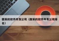 西安的软件开发公司（西安的软件开发公司排名）