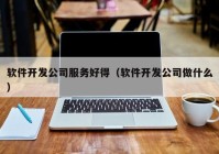 软件开发公司服务好得（软件开发公司做什么）